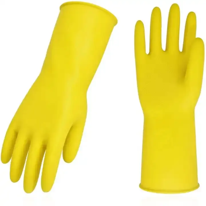 Approvisionnement d'usine 40g Nettoyage Gants En Caoutchouc Pas Cher Silicone Fantaisie Ménage Latex Gants