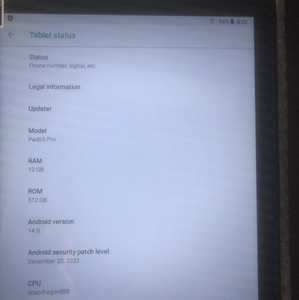 10,1-Zoll Ten Core Android 14 Tablet PC 12GB RAM 512GB ROM 2560 * 1600IPS Display WiFi 5G Network Professional Szenarien Tablet PC - Product Image 2