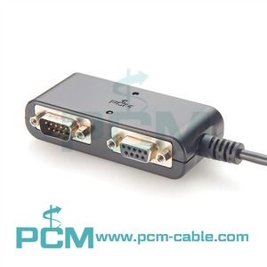应用USB至RS232 2端口DB9串行适配器Multi-2U RS232 USB 2.0 DB9公闩锁USB连接器 - Product Image 4