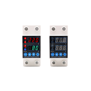 AVP 2P 220V 110V 40A 63A 80A Ac DC ajustable sobre bajo voltaje protector de corriente eléctrico usado Protección voltaje y corriente - Product Image 5
