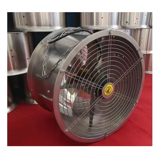 Cylindrical ventilating fan greenhouse circulation fan hanging circulation fan for poultry farm