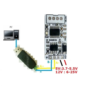 DC 3,7-25 V SHT30 SHT3X RS485 RS232 TTL Modbus Rtu Temperatur- und Luftfeuchtigkeits-Sensor Fernüberwachungsmonitor Digitalthermometer - Product Image 4