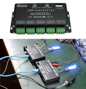 12 Channel RGB DMX512 <strong>LED</strong> Decoder with Indicator Light Control Single or RGB Lamps for Adversting Module - Product Image 6