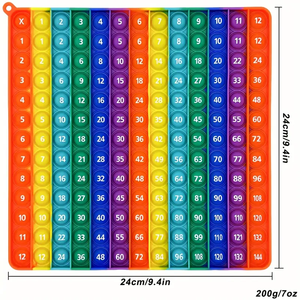 Push <strong>Pop</strong> Fidget Toy Multiplication Chart Game <strong>Pop</strong> 1-100 <strong>Pop</strong> Fidget It with Numbers - Product Image 3