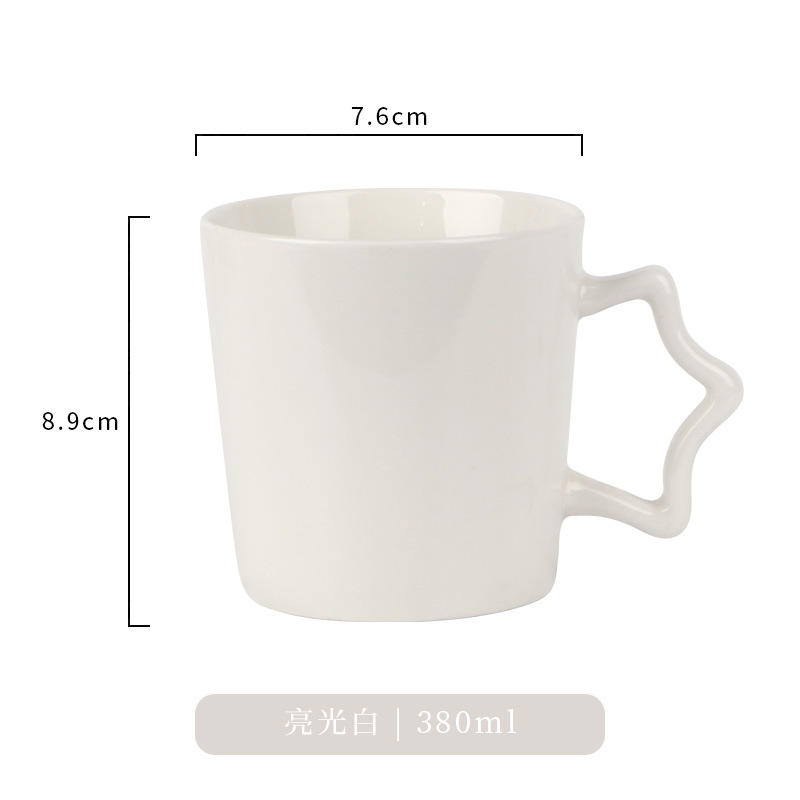 Poignée étoile blanche brillante