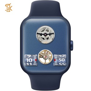 SANYIN customizzazione moderna elegante orologio a rullo a tamburo automazione meccanica scheletro orologio da polso quadrato blu in gomma - Product Image 1