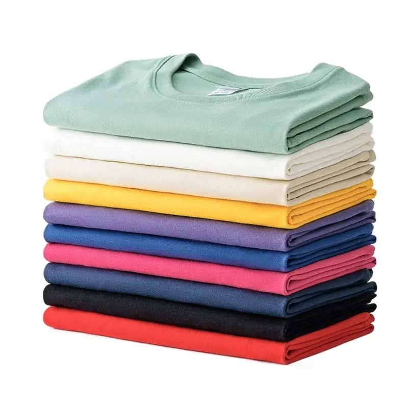 High Quality 250 Gsm 100% Cotton Manufacturer Sublimation Custom Logo Embroidery White Men Gym men's T-Shirts
