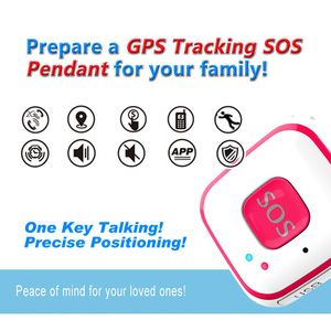 2G ซิมสล็อต SOS ปุ่ม GPS ติดตามแบบเรียลไทม์ LBS Geo-fence APP ควบคุมความปลอดภัยพลาสติกสำหรับเด็กผู้สูงอายุที่มี