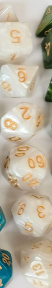 7 pièces blanc