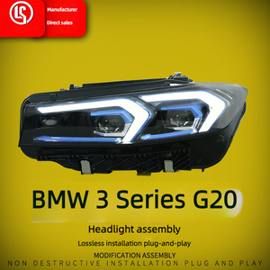 ชุดประกอบไฟหน้ารถ BMW 3ซีรีส์ G20/G28 2023-2024ชุดติดตั้งไฟหน้า LED เลเซอร์ติดตั้งอุปกรณ์สูงไฟสำหรับใช้งานตอนกลางวัน - Product Image 5