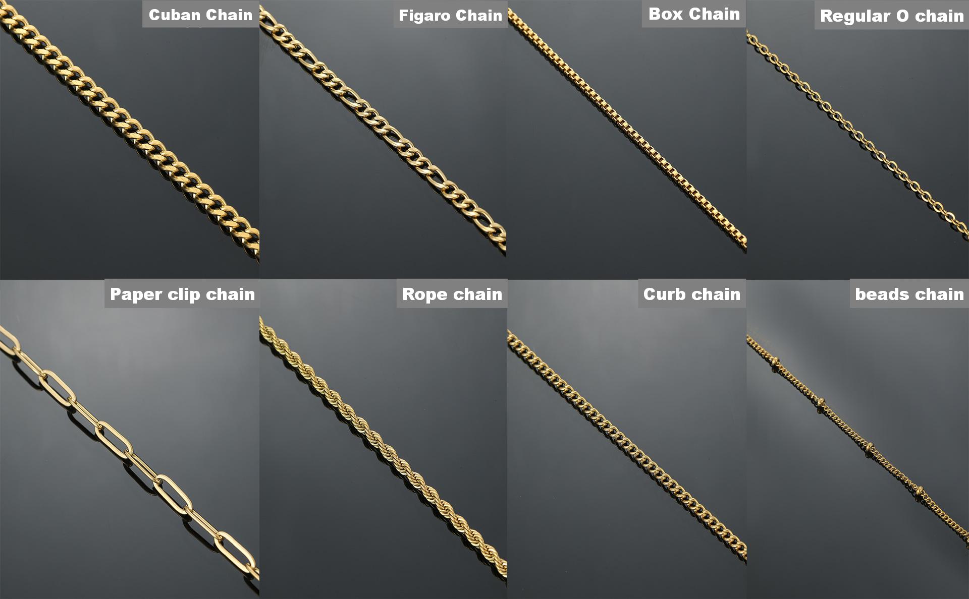 Multiple gold chains