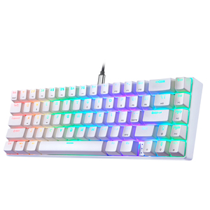 Teclado mecánico para ordenador portátil, teclas de bloque de color de 67 teclas, retroiluminado rgb, para gaming, en idioma tailandés, hotswap - Product Image 6