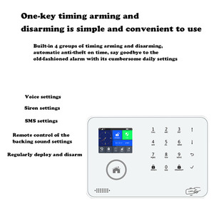 Allarme facile installazione Tuya sicurezza domestica Wireless 4G WiFi supporta il sistema antifurto Watchdog e la codifica HS1527 - Product Image 3