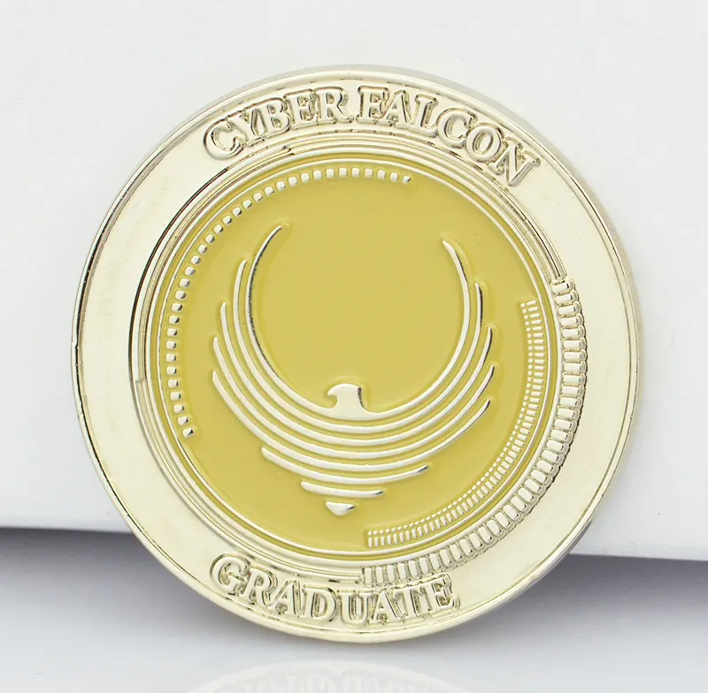 개인화 된 사용자 정의 로고 도전 동전 3D 아연 합금 금 실버 금속 에나멜 컬렉션 사용자 정의 동전
