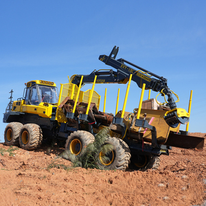 XUVOL Skidder Log Forwarding <strong>Loading</strong> <strong>Unloading</strong> XVY18C Forestry Forwarder with Hydraulic Telescopic Boom and Rotary Log Grapple - Product Image 4