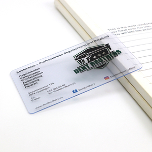 定制透明塑料印刷企业名片 - Product Image 5