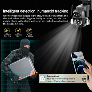L 2K 4MP Motion Detection Two Way Voice TF Card Storage <strong>Computer</strong> Phone APP View Bullet Dome WiFi <strong>Network</strong> Surveillance Camera - Product Image 2