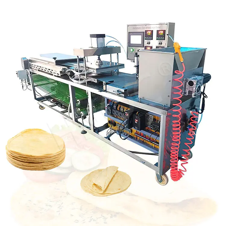 HNOC usou máquina automática de padaria para fazer tortilhas de burrito de milho comercial Lavash Food