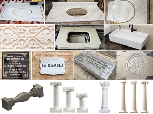 ЧПУ Каменный маршрутизатор 3d CNC каменная скульптурная машина с поворотным устройством для обработки каменной колонны - Product Image 6