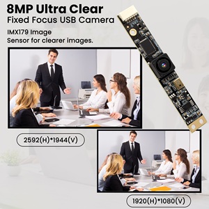 ELP 8MP USB <strong>Camera</strong> Module Mini 62.3*9mm UVC USB2.0 Webcam Board IMX179 Industrial Lightburn <strong>Camera</strong> for <strong>Raspberry</strong> <strong>Pi</strong> Jetson Nano - Product Image 2