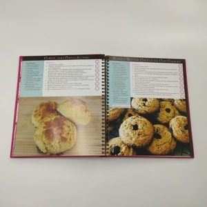 Yüksek kaliteli gizli tel-o ciltli kitap baskı tam renkli aşçı kitap baskı - Product Image 4