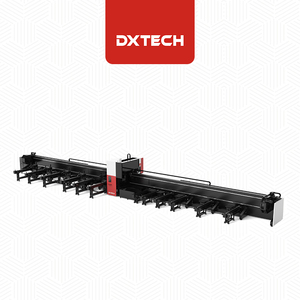 Side-Mounted Metal Profile Steel Pipe <strong>Automatic</strong> <strong>Loading</strong> <strong>and</strong> <strong>Unloading</strong> With Bevel Function Fiber Laser Tube Cutting <strong>Machine</strong> - Product Image 1