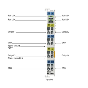 B-eckhoff EL4134 Módulo controlador lógico programable PLC original con interfaz de entrada analógica para entrada y salida (IO) - Product Image 1