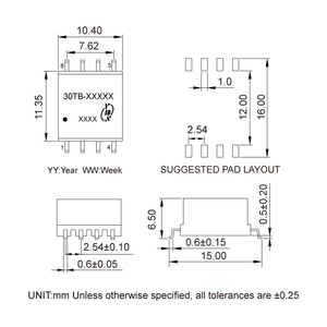 Componenti elettronici Audio digitale di trasmissione dei dati moduli di rete del trasformatore per apparecchiature Internet e di telecomunicazione - Product Image 3