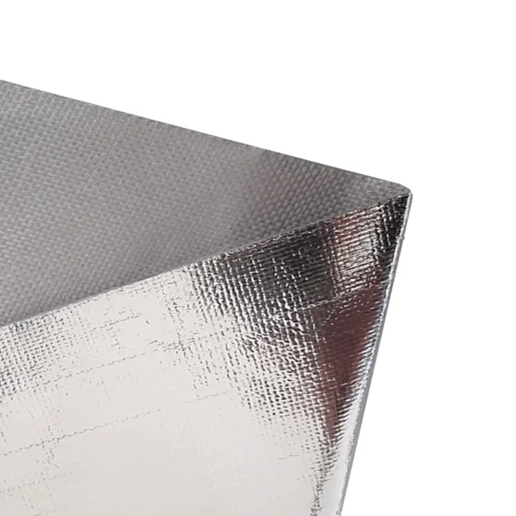 Tessuto in fibra di alluminio rivestito in fibra di vetro rivestito in alluminio con isolamento termico impermeabile