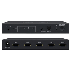 2.0 hdmi Switch 4input 1output 4K 60Hz Automatic Switching Audio Separation <strong>Output</strong>
