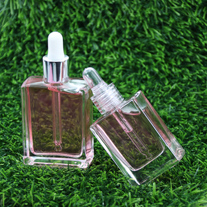 S Moon Flat Square <strong>Rectangle</strong> 15ml <strong>30ml</strong> 50ml 100ml Glass Dropper <strong>Bottles</strong> with clear Collar for Serum Essential Oil - Product Image 6