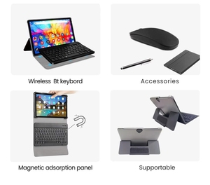 Commercio all'ingrosso 10 pollici wifi tablet pc con tastiera e penna Android 13 tablet hd touch screen pad disegno tablet per la scuola