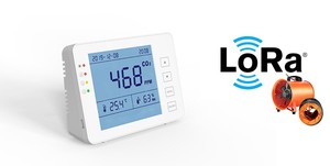Monitor de CO2 de calidad del aire con caja Lora, controlador de detector de monóxido de carbono para sistema HVAC y sensor NDIR de control de ventilación - Product Image 6