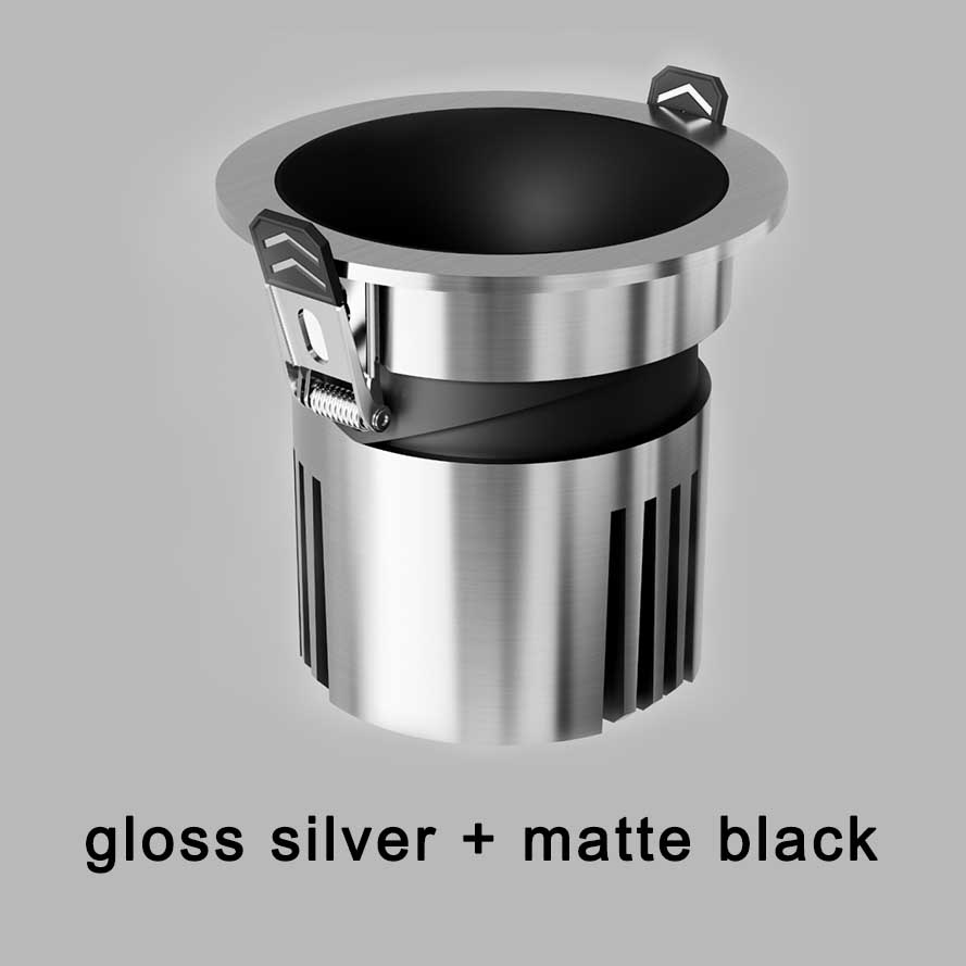 silver+matte black