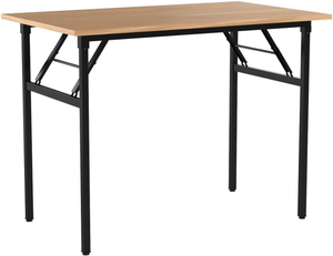 Design moderno pieghevole marrone scrivania del Computer risparmio di spazio multifunzione tavolo pieghevole per studio camera da letto sala da pranzo ufficio cucina - Product Image 4