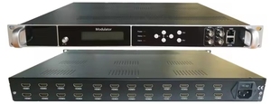 Modulatore HD CATV 24 canali DVBC DVBT ATSC ISDBT RF H.264 MPEG4 HEVC H.265 modulatore Encoder - Product Image 2