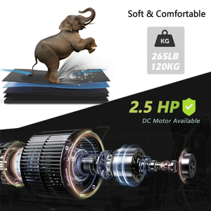 2.5HP elektrikli koşu bandı taşınabilir Fitness Tredmill ev koşu bandı katlanabilir - Product Image 5