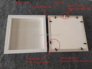 Factory Custom 8 × 8 9 × 9 10 × 10 12 × 12 Shadow Box Frame Blank Canvas White Picture Frame For Wall Hanging - Product Image 3