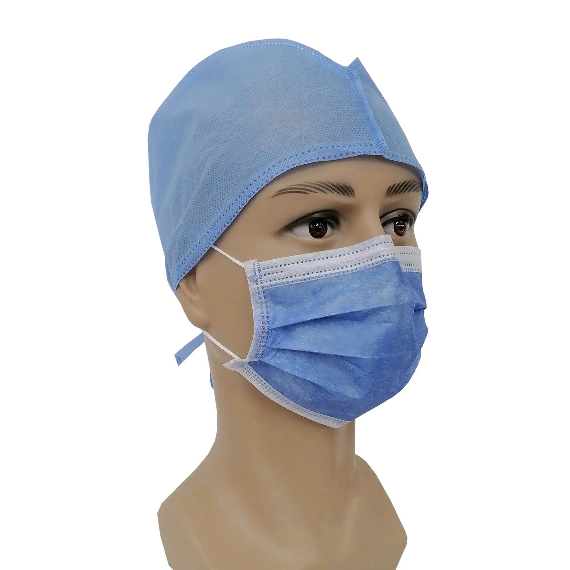 Трехслойная одноразовая медицинская хирургическая маска для взрослых, маска для лица для медицинских работников для усиленного медицинского обслуживания