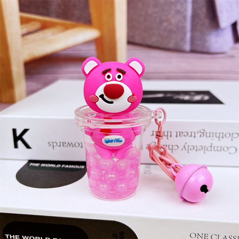 Cuentas de burbujas de té con leche sanrio-polvo oso fresa
