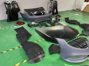 S class W221 W222 sonra tampon farlar araba aksesuarları ile 2017 style tarzı vücut kiti after S63 araba tampon
