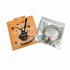 Cuerdas de guitarra de luz media Normal RTS, guitarras eléctricas, núcleo Hexagonal, revestimiento Nano, bobinado de níquel, juego de cuerdas de 6 uds - Product Image 4