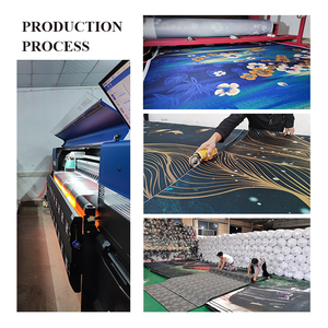 Hiện Đại Vivid Imagewashable 3d In Thảm Thương Mại Chrome Harts Garden Rug Khu Vực Đa Năng Thảm - Product Image 6