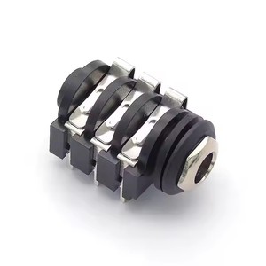 6.35毫米音频插孔连接器6针母PCB安装1/4插座立体声电话插孔产品型连接器 - Product Image 2