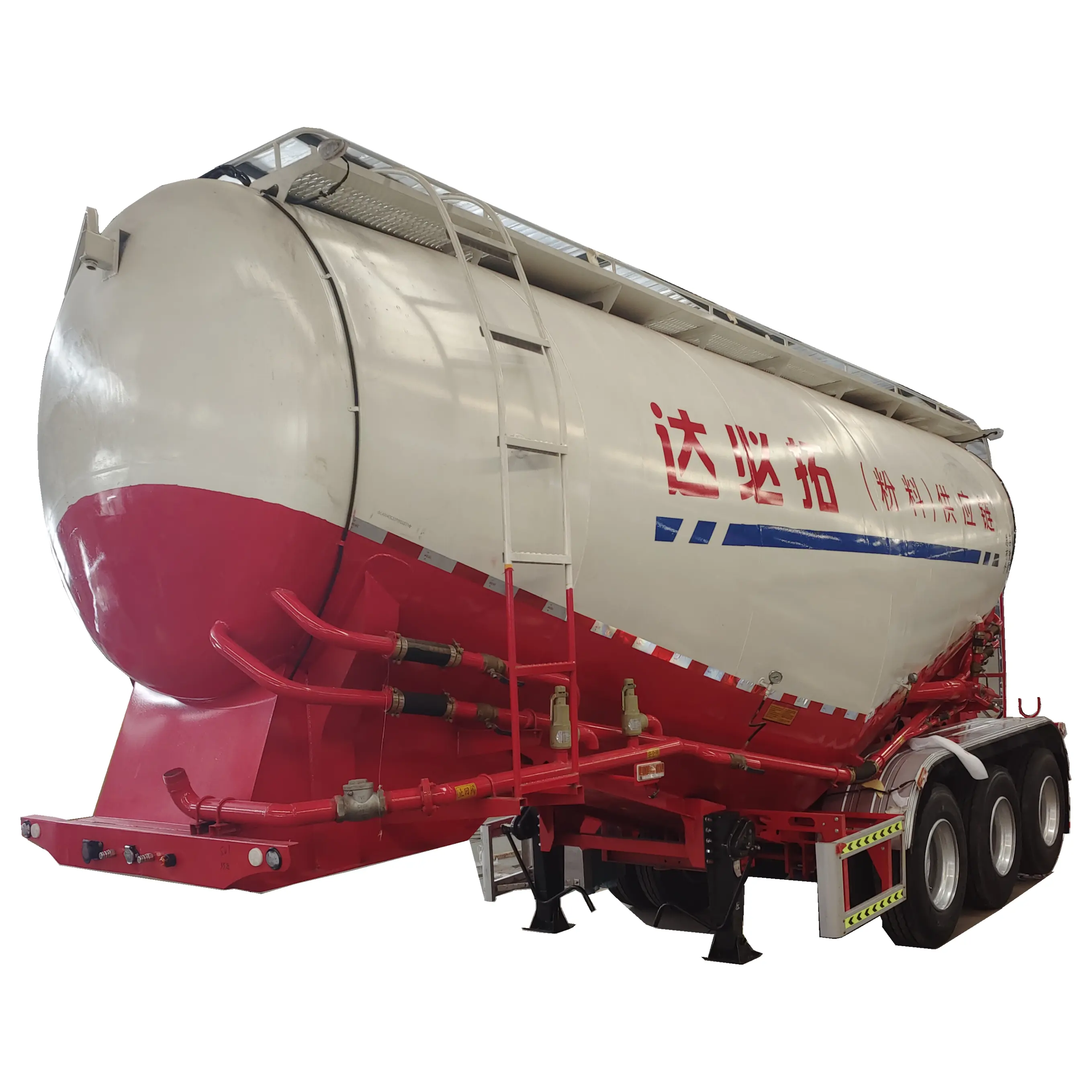 3 as roda 40cbm 45ton sampai 60 ton tanker pengiriman pneumatik semen curah