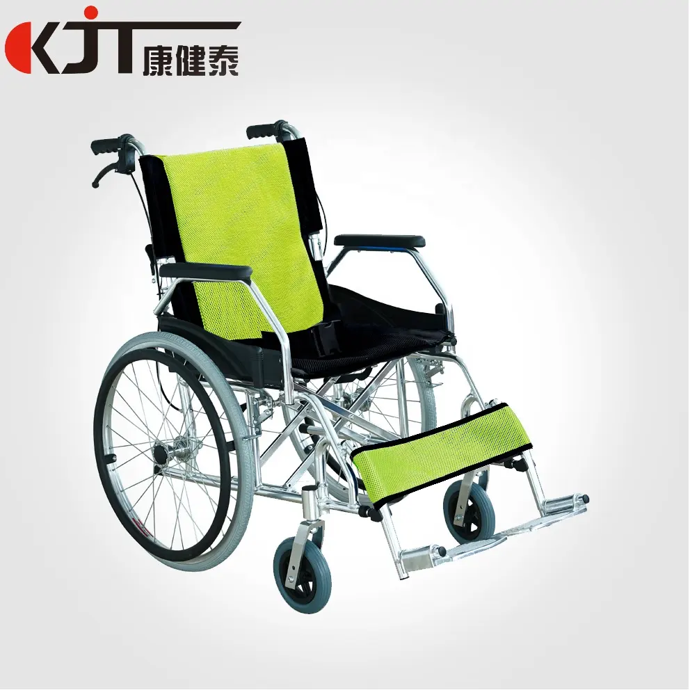 Foshan-silla de ruedas plegable, moderna, ligera, de aluminio, con mango fácil, más barata