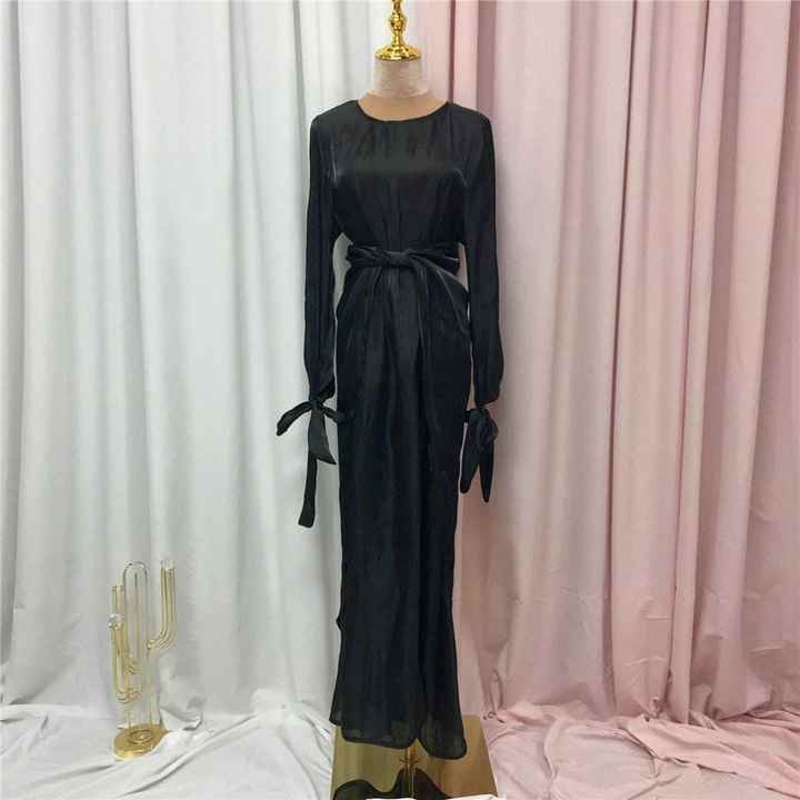 Spring Multicolor Three-Piece Solid Color Suit Manufacturers Wholesale Dubai Abaya Women Muslim Dress