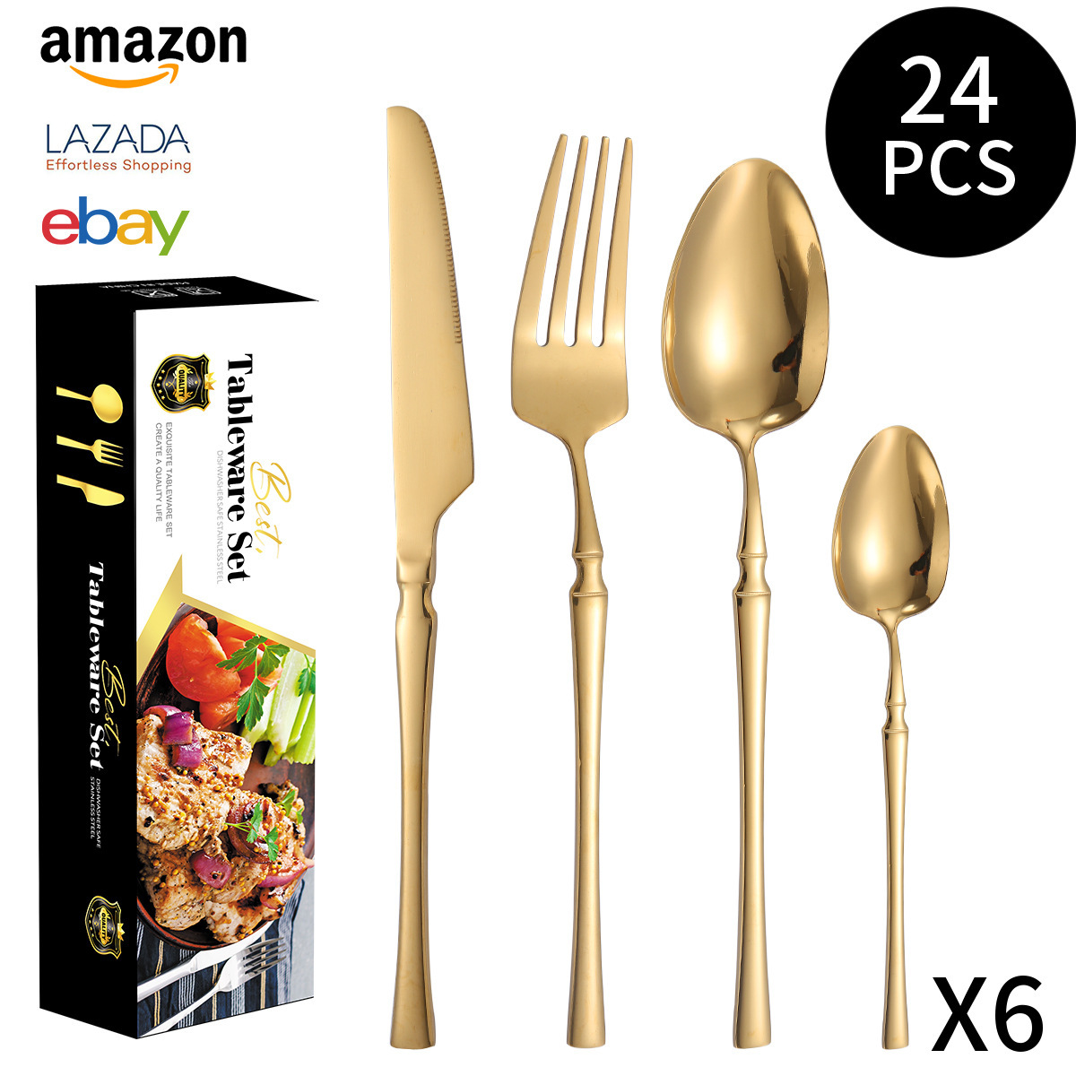 Golden 24-Piece Set (Caja Negra)