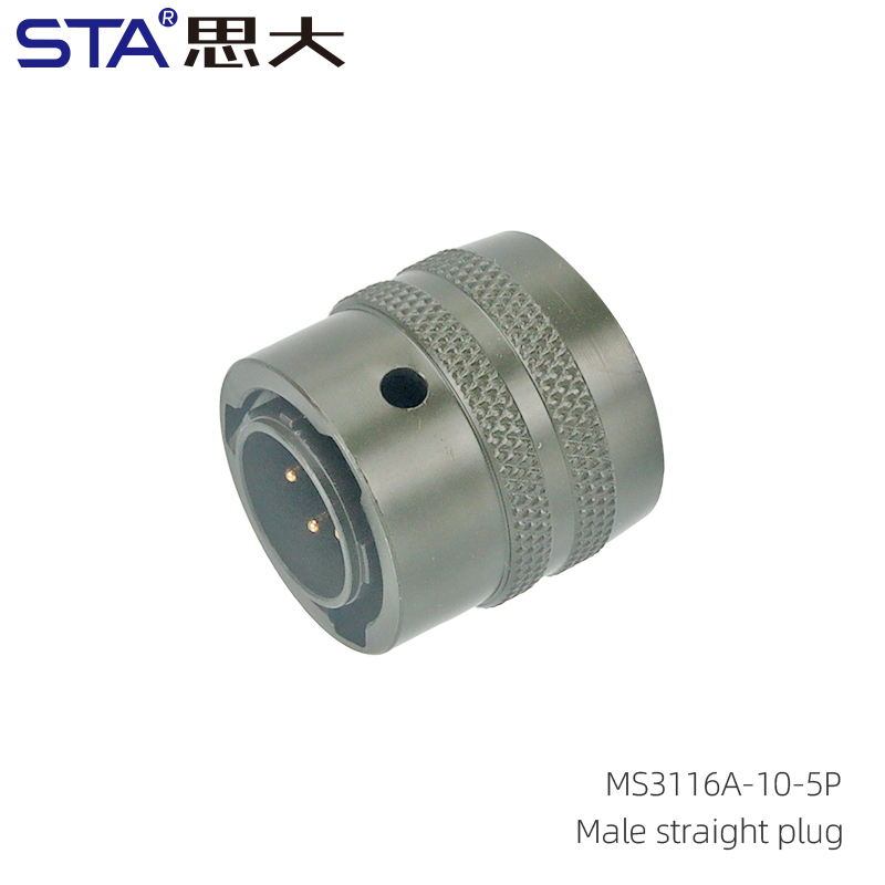 MS3116-10-5P Male straight plug