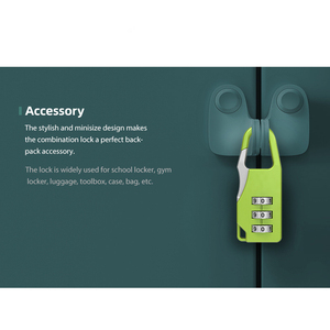 3 Mini Dial Digit <strong>Number</strong> <strong>Code</strong> <strong>Password</strong> Combination Padlock Security Travel Safe <strong>Lock</strong> for Padlock Luggage <strong>Lock</strong> of Gym - Product Image 6